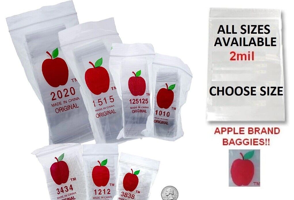 APPLE BAGS - CLEAR BUNDLES