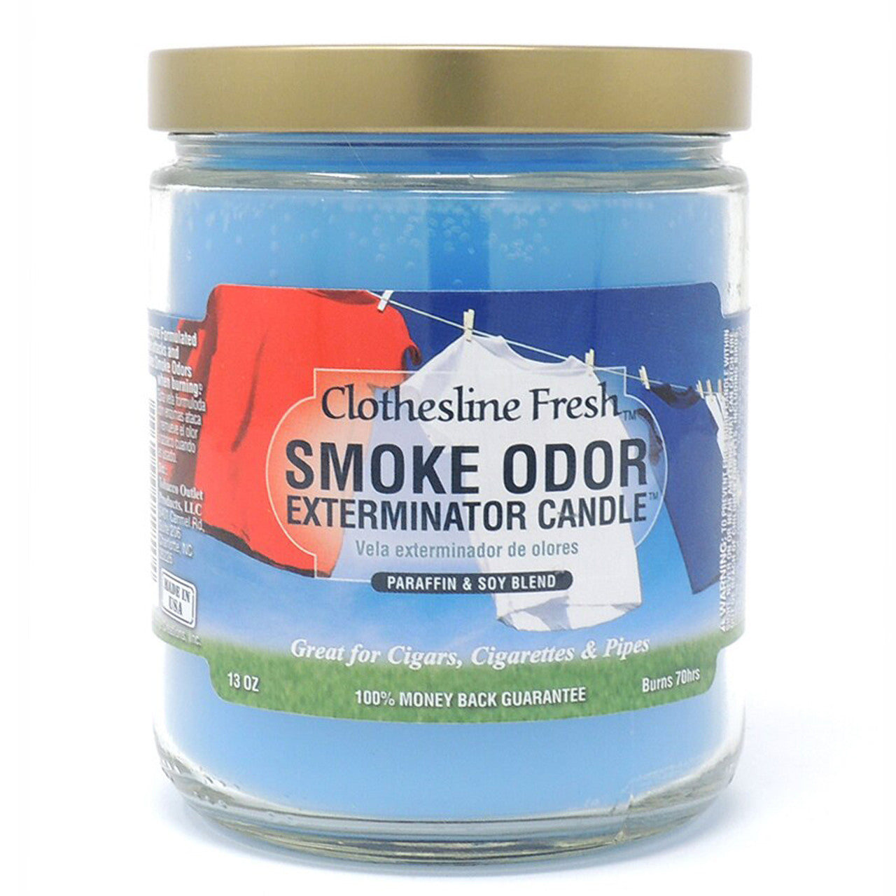 SMOKE ODOR CANDLE 13OZ JAR CANDLES ( MIX & MATCH)