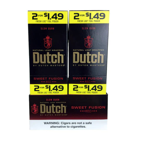 DUTCH MASTERS 2/$1.49 CIGARILLOS 30 PACKS OF 2