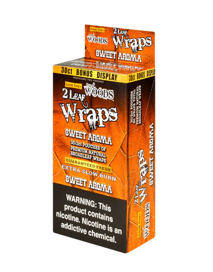 GOOD TIME WOODS LEAF WRAPS 60 CT