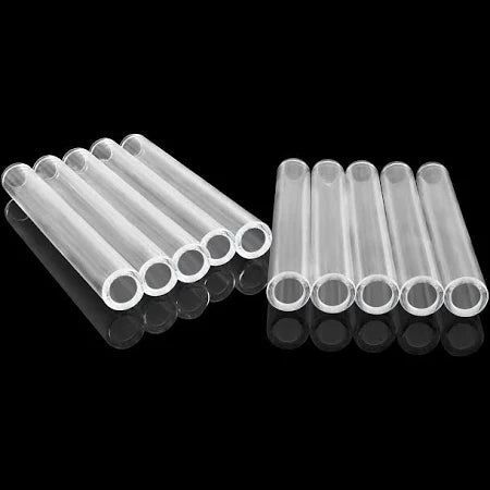 GLASS TUBES VARIOUS SIZES 50 CT