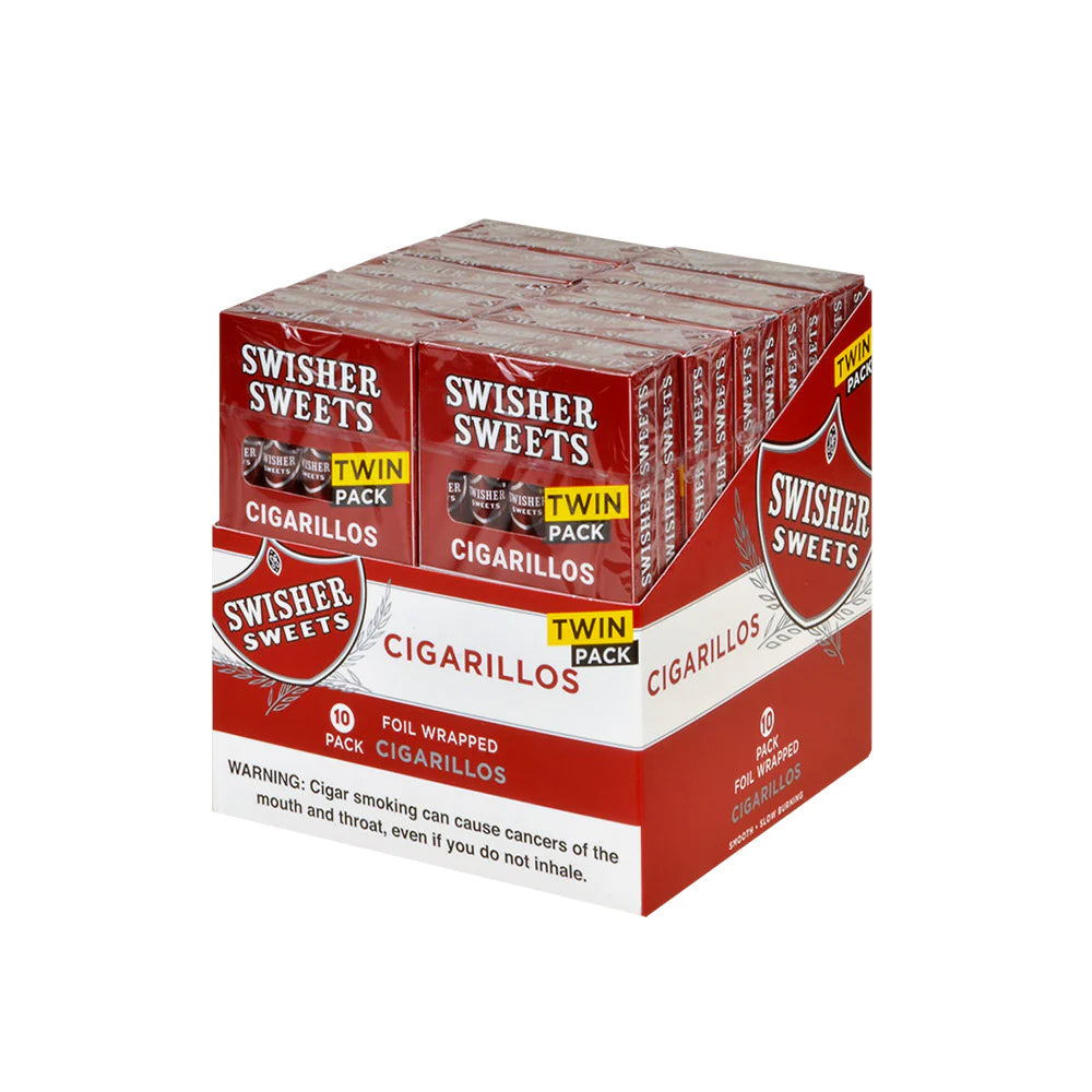 SWISHER SWEETS TWIN PACK CIGARILLOS 10 PACKS