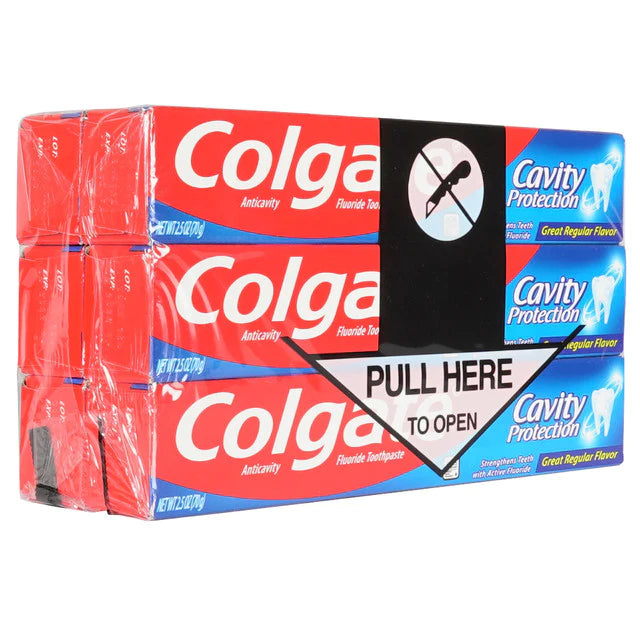 COLGATE TOOTHPASTE 2.5 OZ 6PC ($1.35 EA)