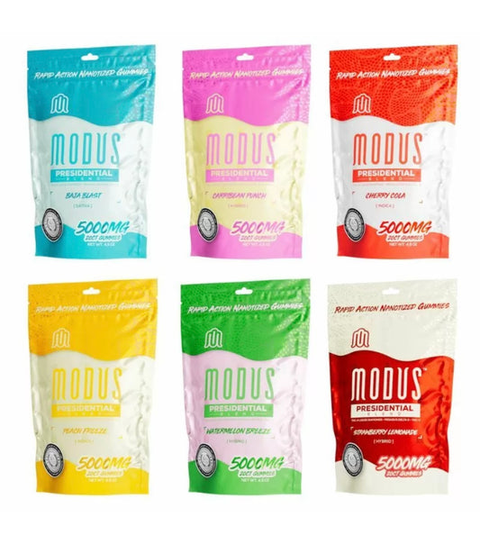 MODUS Presidential Blend 5000MG 20CT/Bag 5/Box THC-A Liquid Diamonds• Pegasus Delta 8• THC-V