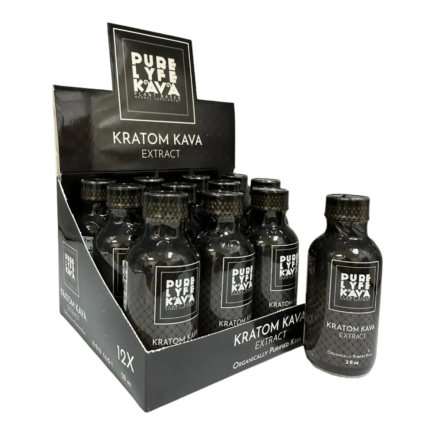 PURE LYFE KAVA KRATOM EXTRACT SHOT 12 PK  ($ 4.99 EA)