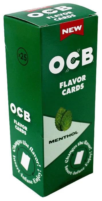 OCB CARD MENTHOL 25 CT