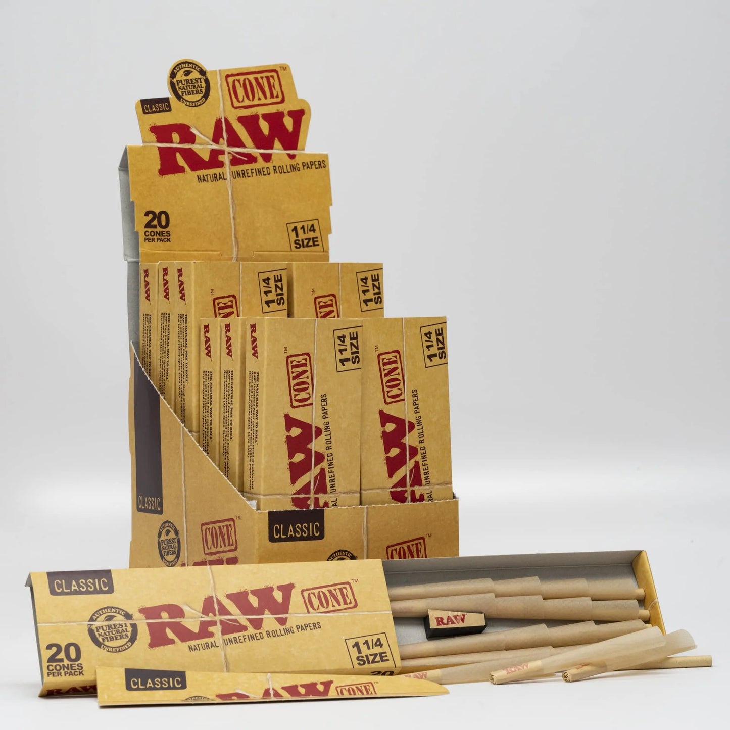 RAW CONES CLASSIC 1 1/4 20 CONES