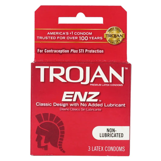 TROJAN ENZ CONDOMS RED 6/3PK