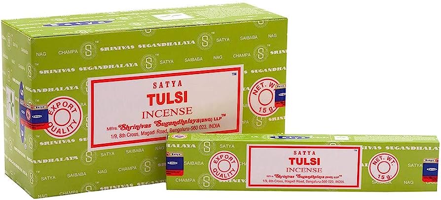 SATYA NAG CHAMPA TULSI INCENSE 12 CT