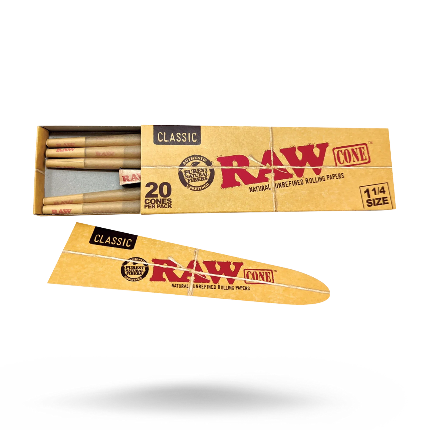 RAW CONES CLASSIC 1 1/4 20 CONES