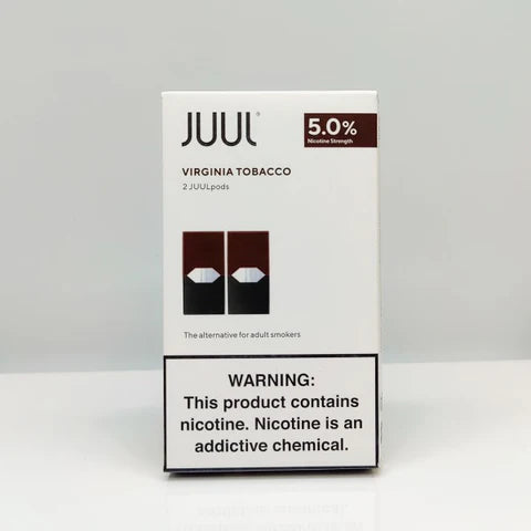 JUUL VIRGINIA TOBACCO 5.0% 8 pk per box