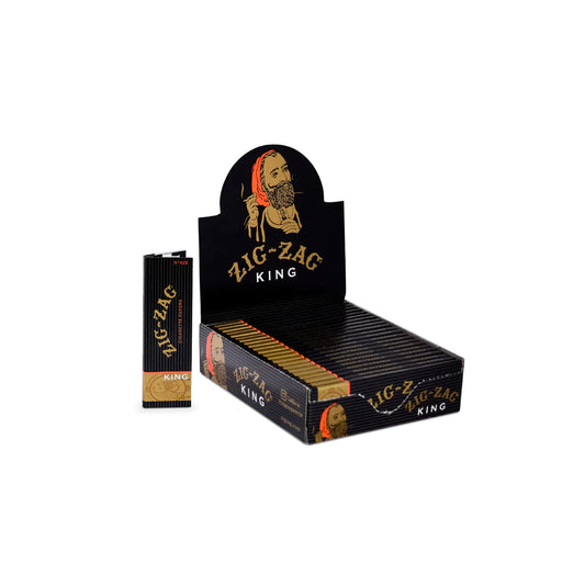 ZIG-ZAG BLACK KING SIZE 24 PK