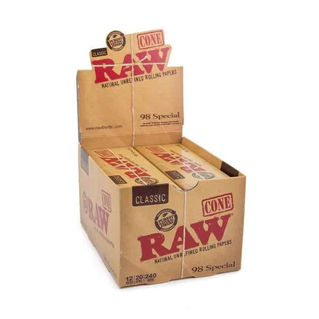 RAW CLASSIC 98 SPECIAL CONES - 12/DISPLAY