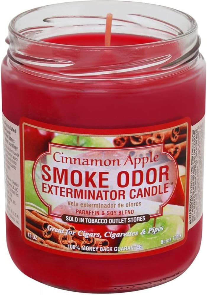 SMOKE ODOR CANDLE 13OZ JAR CANDLES ( MIX & MATCH)