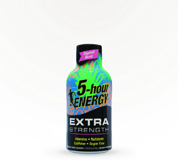 5 HOUR EXTRA STRENGTH TROPICAL BURST ENERGY SHOT 1.93 OZ