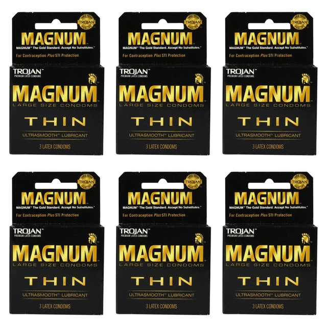 CONDOMS MAGNUM THIN 6/3PK