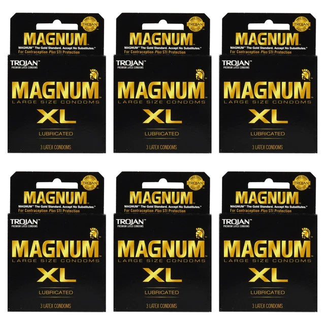 MAGNUM CONDOMS XL 6/3PK