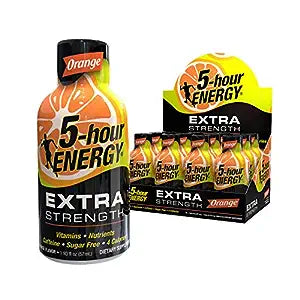 5 Hour Energy Extra Strength - orange