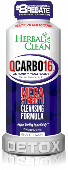 QCARBO HERBAL CLEAN GRAPE 16FL