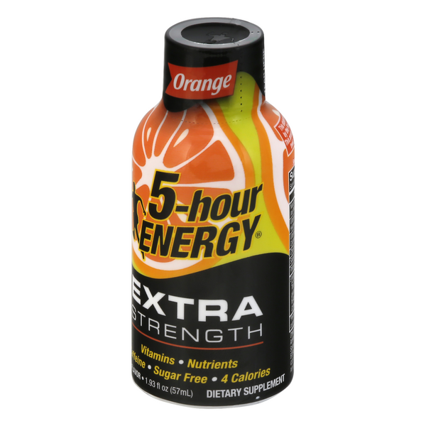 5 Hour Energy Extra Strength - orange