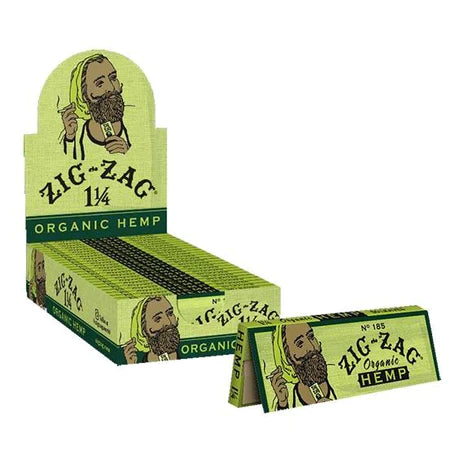 ZIG-ZAG ORGANIC HEMP 1¼ ROLLING PAPER 24CT