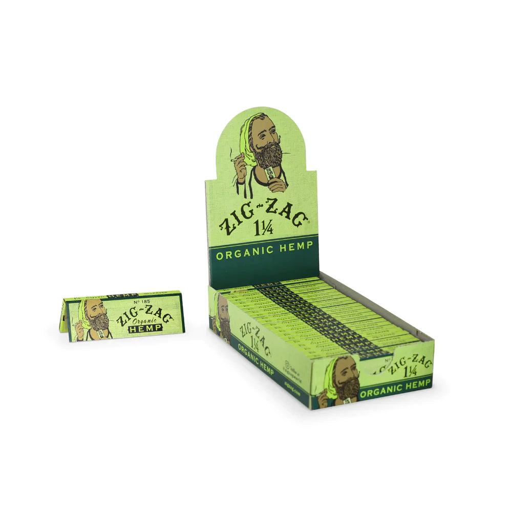 ZIG-ZAG ORGANIC HEMP 1¼ ROLLING PAPER 24CT