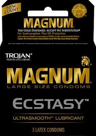 CONDOMS MAGNUM ECSTASY BLACK 6/3PK