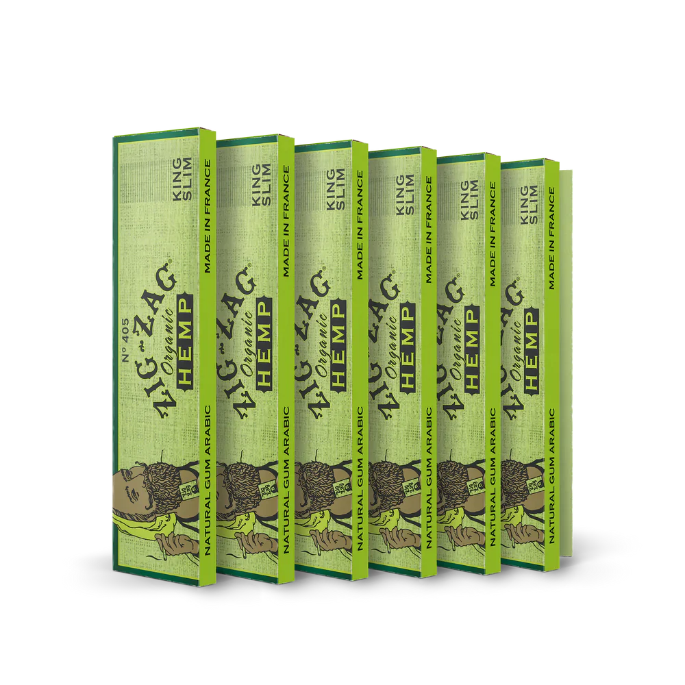 ZIG-ZAG ORGANIC HEMP KING SIZE ROLLING PAPER 24 CT