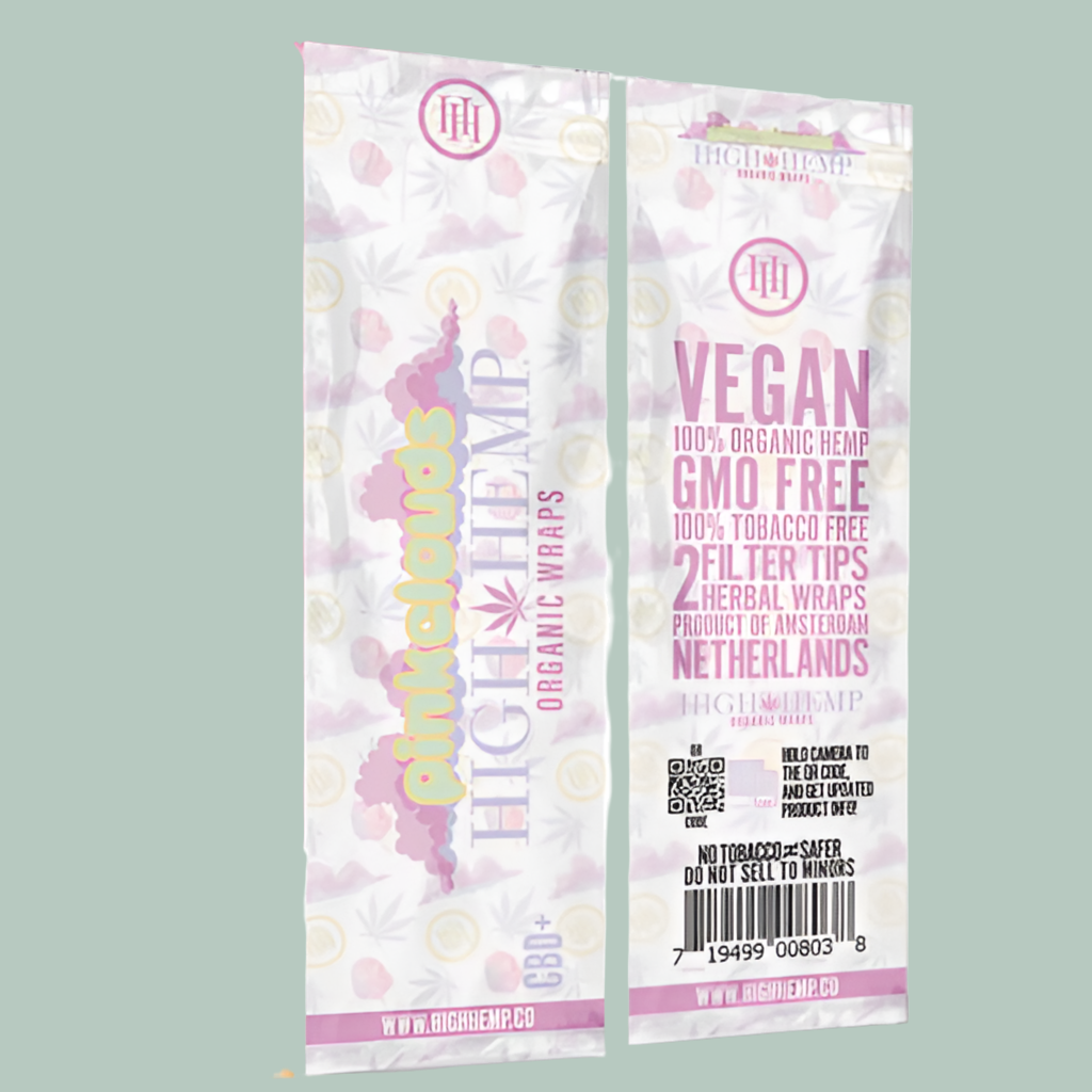 HIGH HEMP ORGANIC WRAPS - 25CT