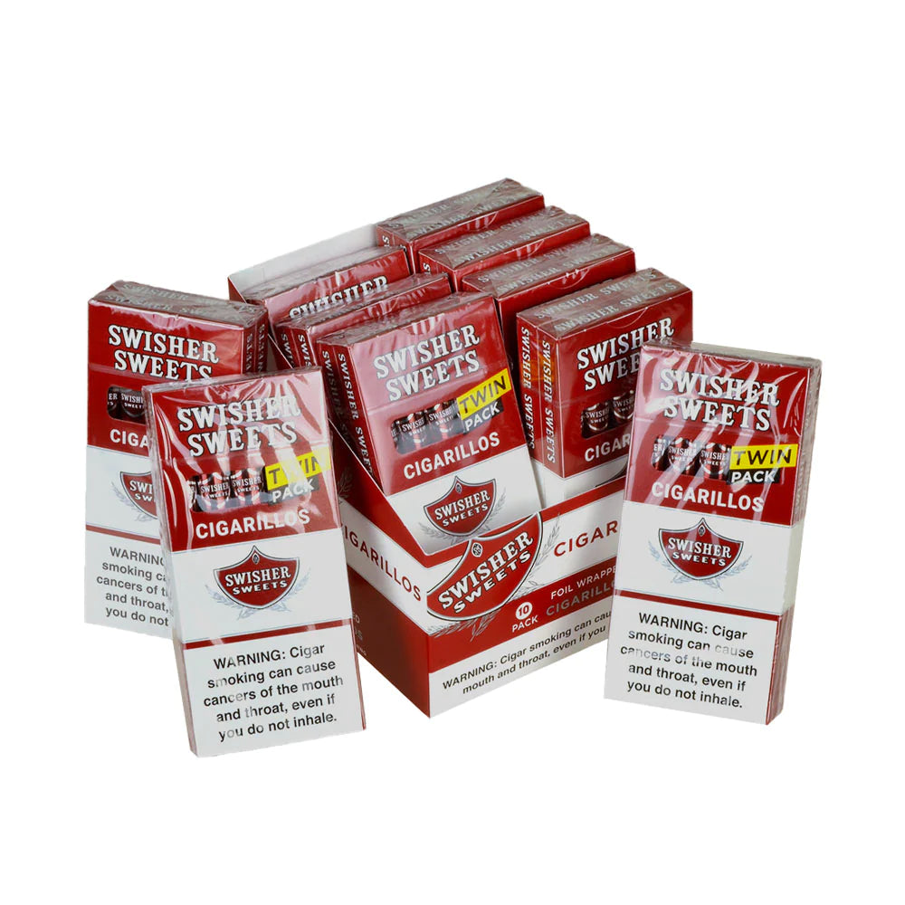 SWISHER SWEETS TWIN PACK CIGARILLOS 10 PACKS