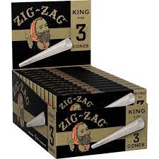 ZIG-ZAG CONES KING SIZE 3 PK