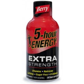 5 HOUR ENERGY EXTRA STRENGTH - BERRY (BLACK)