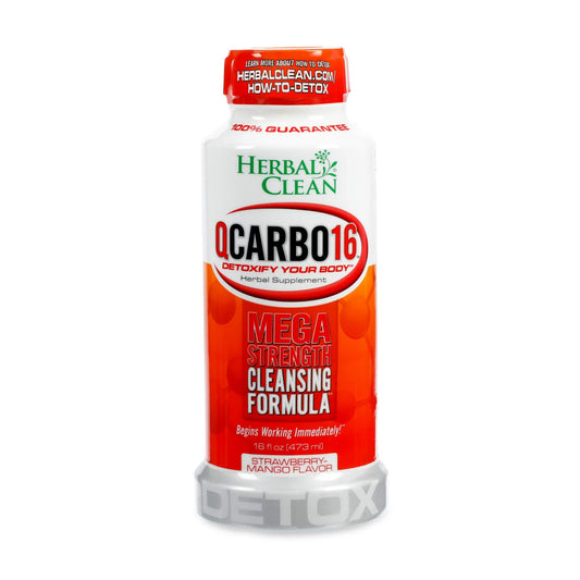 QCARBO HERBAL CLEAN STRAWBERRY 16FL