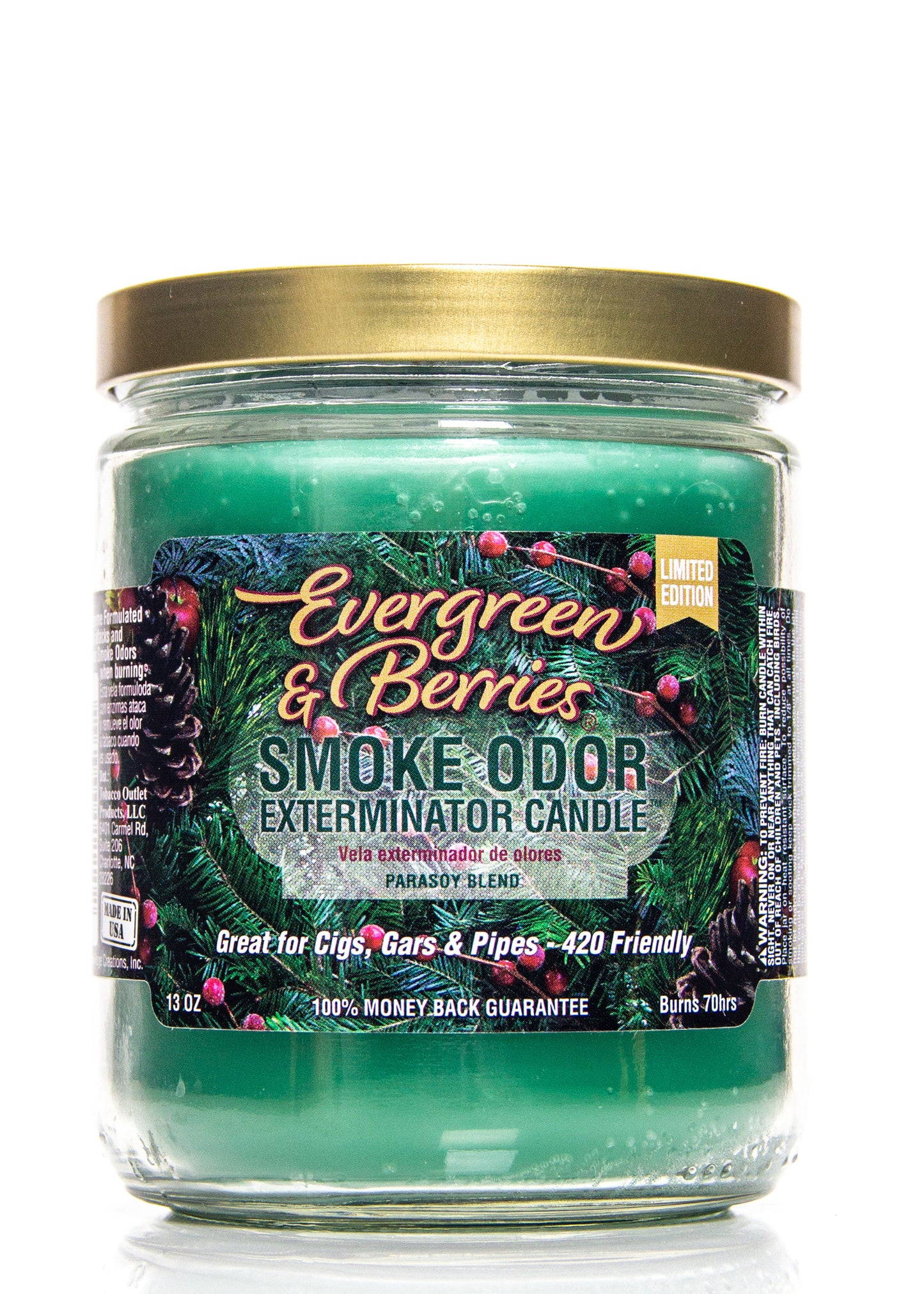 SMOKE ODOR CANDLE 13OZ JAR CANDLES ( MIX & MATCH)