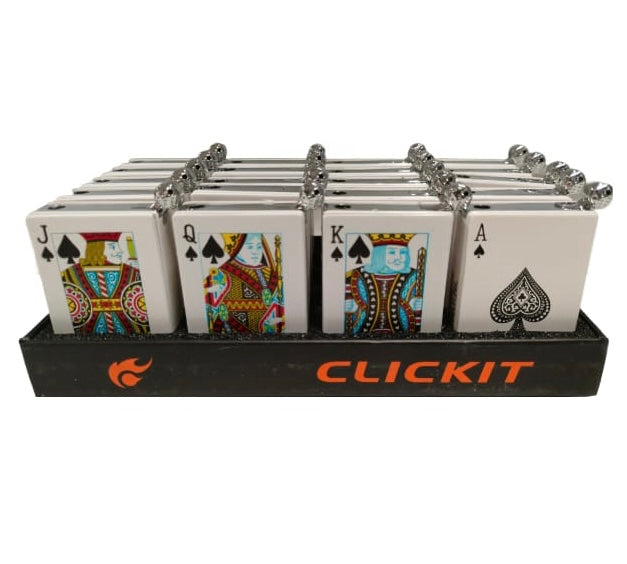 CLICKIT CARDS SHOCK LIGHTERS 20 CT ( $3.99 EA )