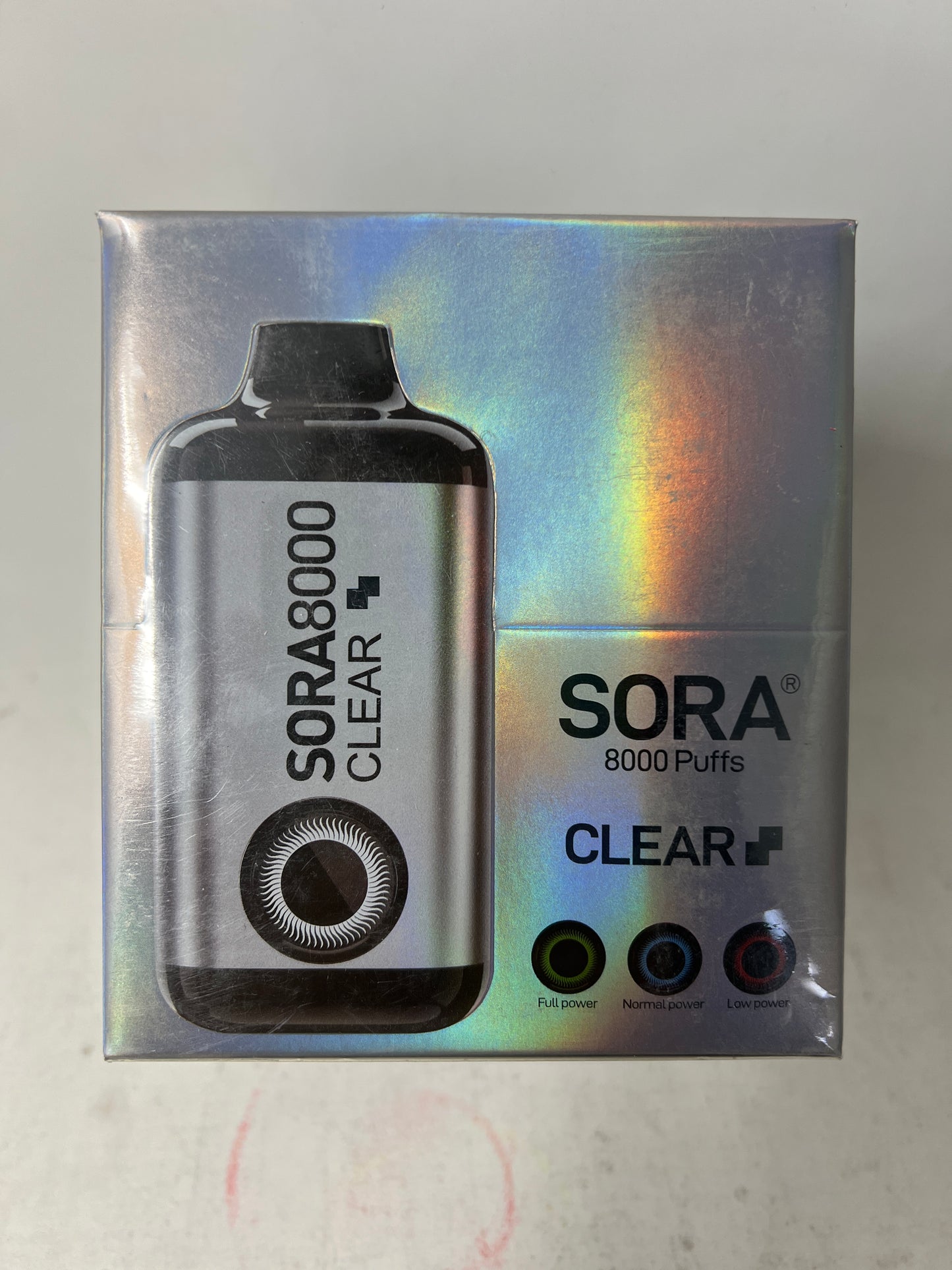 SORA DISPOSABLE VAPE 8000 PUFFS 5CT