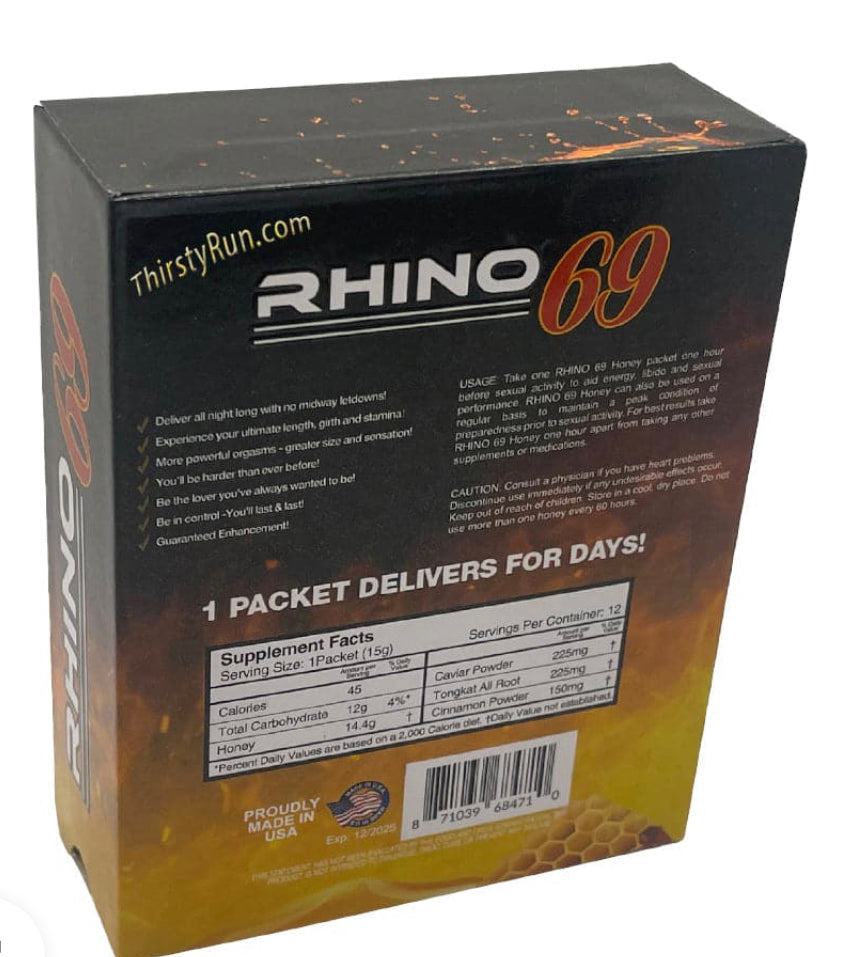 Rhino Honey (12 Sachets – 15 G)