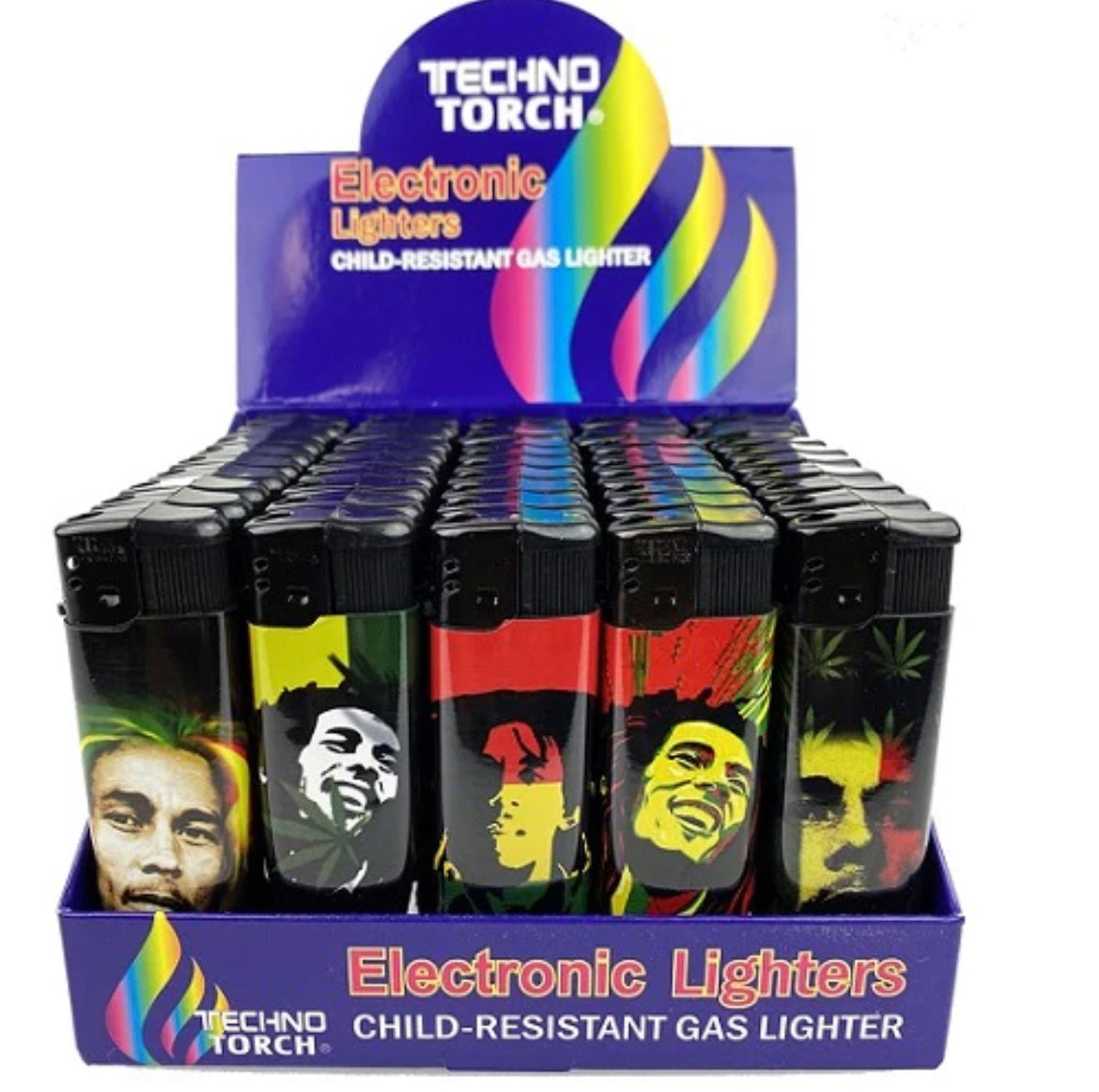 TECHNO ELECTRONIC LIGHTERS 50 CT