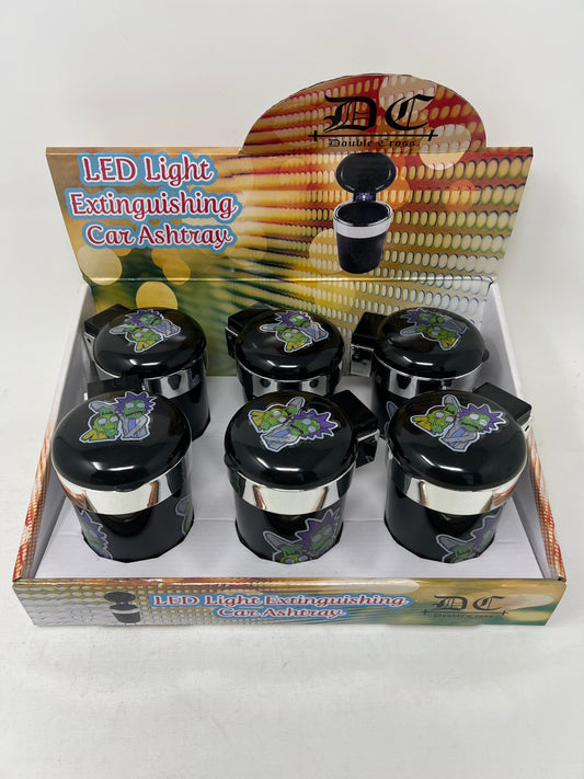 LED LIGHT CAR ASHTRAY 6CT ( $4.99 EA )