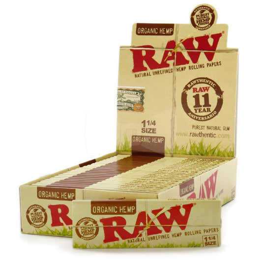 RAW PAPERS ORGANIC 1¼ 24 CT