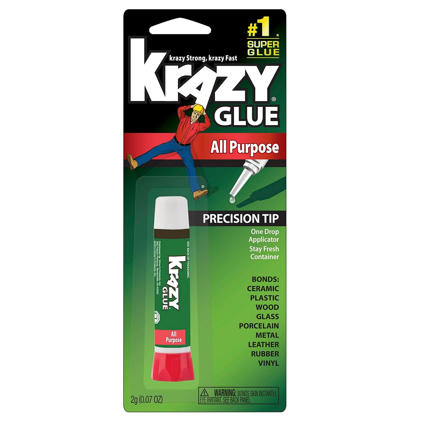 KRAZY GLUE - TUBE CARDED 12CT