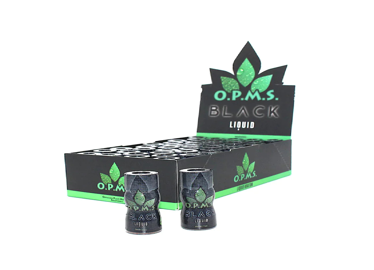 O.P.M.S. BLACK - KRATOM SHOT 45CT ( $9.99 EA)