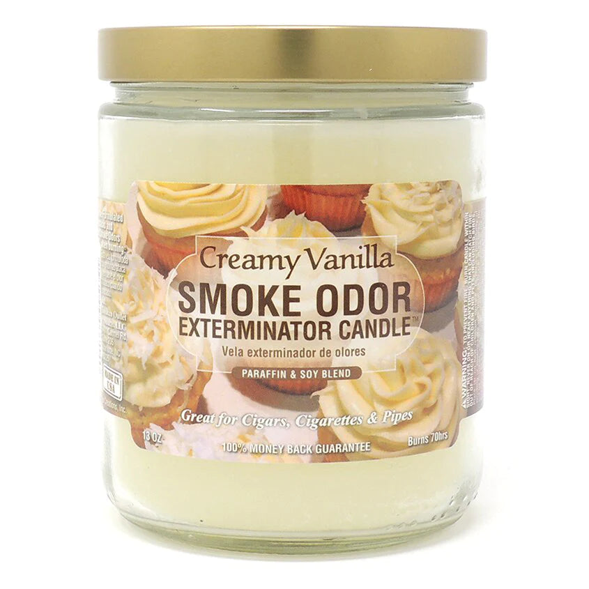 SMOKE ODOR CANDLE 13OZ JAR CANDLES ( MIX & MATCH)