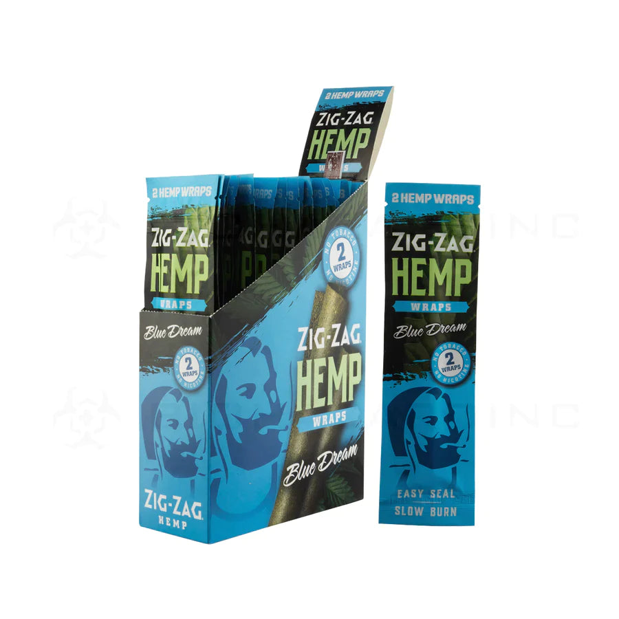 ZIG-ZAG HEMP WRAPS BLUE DREAM 2/$99¢ 25PC