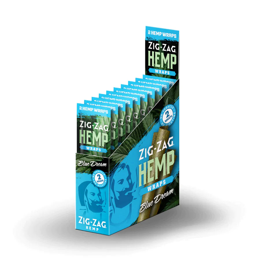 ZIG-ZAG HEMP WRAPS BLUE DREAM 2/$99¢ 25PC