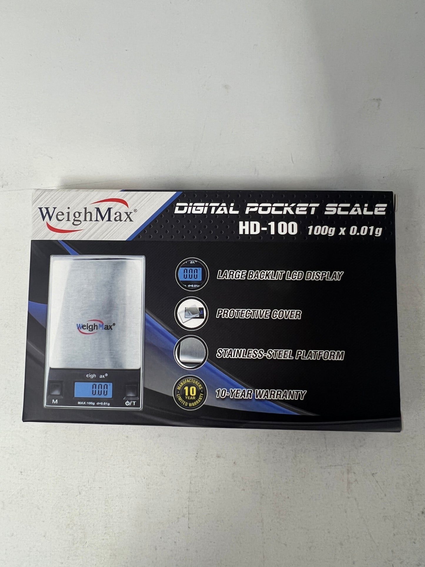 SCALE WEIGHMAX HD-100 M-BLACK 100G X 0.01G