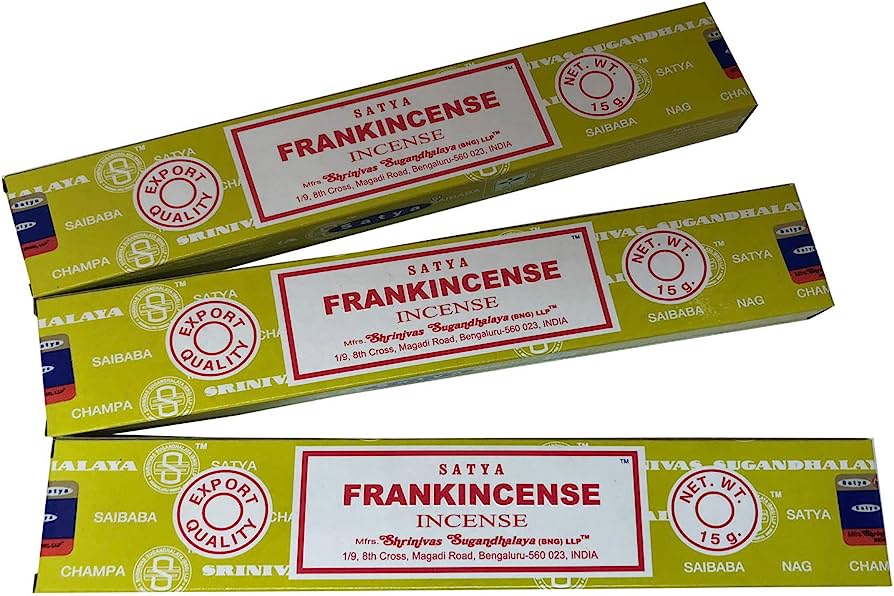 SATYA FRANKINCENSE INCENSE 12 CT