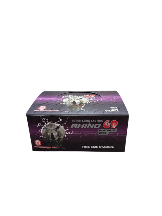 RHINO 69 PLATINUM 250k MALE ENHANCEMENT SHOTS 12ct/Box