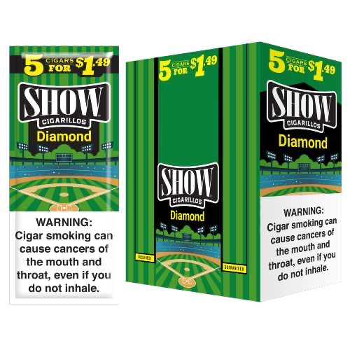 SHOW CIGARILLOS 5 FOR $1.49 X 15 POUCHES/UNIT (24): DIAMOND