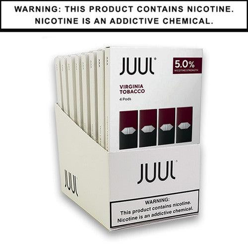 JUUL VIRGINIA TOBACCO 5.0% 8 pk per box